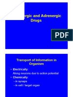 Cholinergic and Adrenergic Drugs