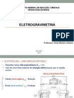 Aula de Eletrogravimetria