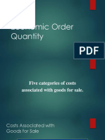 Economic Order Quantity