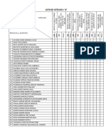 Lista de Cotejos