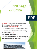 The First Sage of China