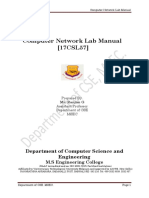 Vtu Computer Network Lab Manual