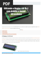 Display LCD Com Sensor de Presença