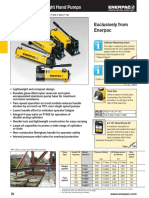 Exclusively From Enerpac: Pumps Shown, From Top To Bottom: P-802, P-842, P-202, P-142