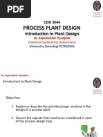 Lec 2 Introduction To Plant Design