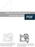 Elements and Principals of Landscape Design