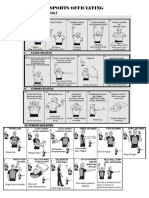 Sports Officiating: A. Basketball Hand Signals