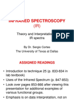 Infrared Spectroscopy: Theory and Interpretation of IR Spectra