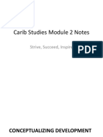 Carib Studies Module 2 Notes