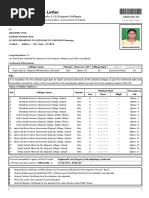 Intimation Letter: For Admission Into (+3) Degree Colleges 19D040770