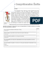 Activite de Comprehension Ecrite Comprehension Orale - 34222