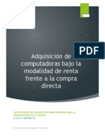 Renting Vs Compra Directa - Informe