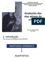 Anatomia de Vias Aéreas em Crianças