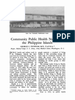 Public Philippine Islands: Community Health