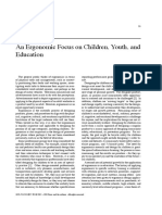 An Ergonomic Focus On Children