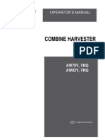 Combine Harvester: Aw70V, VNQ Aw82V, VNQ