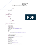 Vishal Gowda C S 4YG17CS021 Write A Program For Simple RSA Algorithm To Encrypt and Decrypt The Data