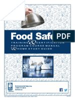 Food Safety: Training Certification Program Course Manual Home Study Guide