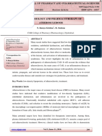 Pathophysiology and Pharmacotherapy of Atherosclerosis