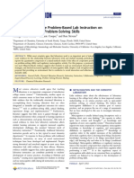 E Ffect of Cooperative Problem-Based Lab Instruction On Metacognition and Problem-Solving Skills