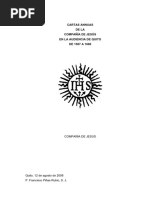 Cartas Annuas de La Compania de Jesus en La Audiencia de Quito de 1587 A 1660