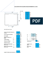 Design Calculation For Column (Staad Member No. 1219) : Section Properties