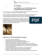 LTE RF Optimization Training