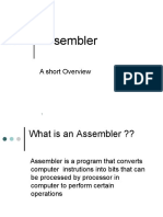 Assembler: A Short Overview