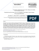 Sciencedirect: Construction and Accuracy Test of A 3D Model of Non-Metric Camera Images Using Agisoft Photoscan