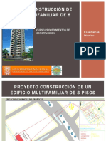 Construccion de Un Edificio 8 Pisos. 1ra Parte.2019