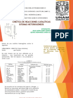 Exposicion Reactores Heterogeneos Cinetica de Reacciones Cataliticas Sistemas Heterogeneos