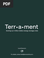 Terrament Pitch Deck - Draft For Founder Search