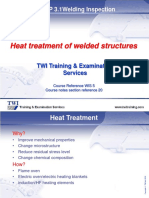 Heat Treatment of Welded Structures: CSWIP 3.1welding Inspection