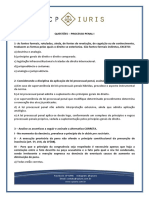 CP Iuris - Processo Penal I