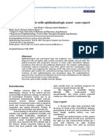 Multiple Sclerosis With Ophthalmologic Onset - Case Report