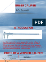 Vernier Caliper: by Anil Kumar Joshi