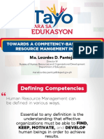 Towards A Competency-Based Human Resource Mangement in Deped