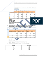 Ejercicos en Excel