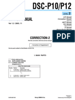 Service Manual: DSC-P10/P12