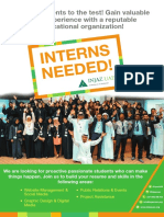 Intern Poster - University Students