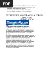 Expresión Algebraica ChellmiH