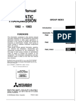 Service Manual Transmission FWD Mitsubishi Automatic PDF