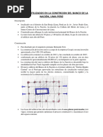 Materiales Utilizados en La Constrcion Del Banco de La Nación