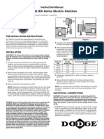 DODGE IEC Series Electric Clutches: Instruction Manual