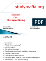 Mech MICROMACHINING PPT Mech