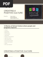 TSCL 1 - Creating A Positve Culture (PPT Reporting)