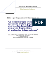 La Kinésithérapie Orthopédique Après Une Brûlure Grave