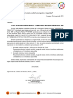 Lista y Programa Artístico NIÑOS FIA 2O19 1