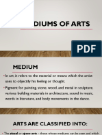 Mediums of Arts