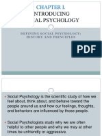 Chapter 1 Social Psychology